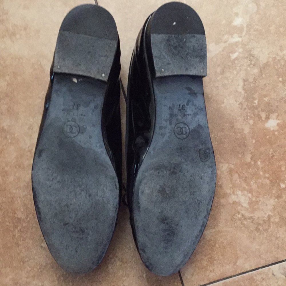 Chanel patent flats size 37 GUC made in Italy - Picture 4 of 6